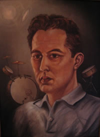 Kenny Ewickm oil on canvas, by George Stevens, ca. 1958